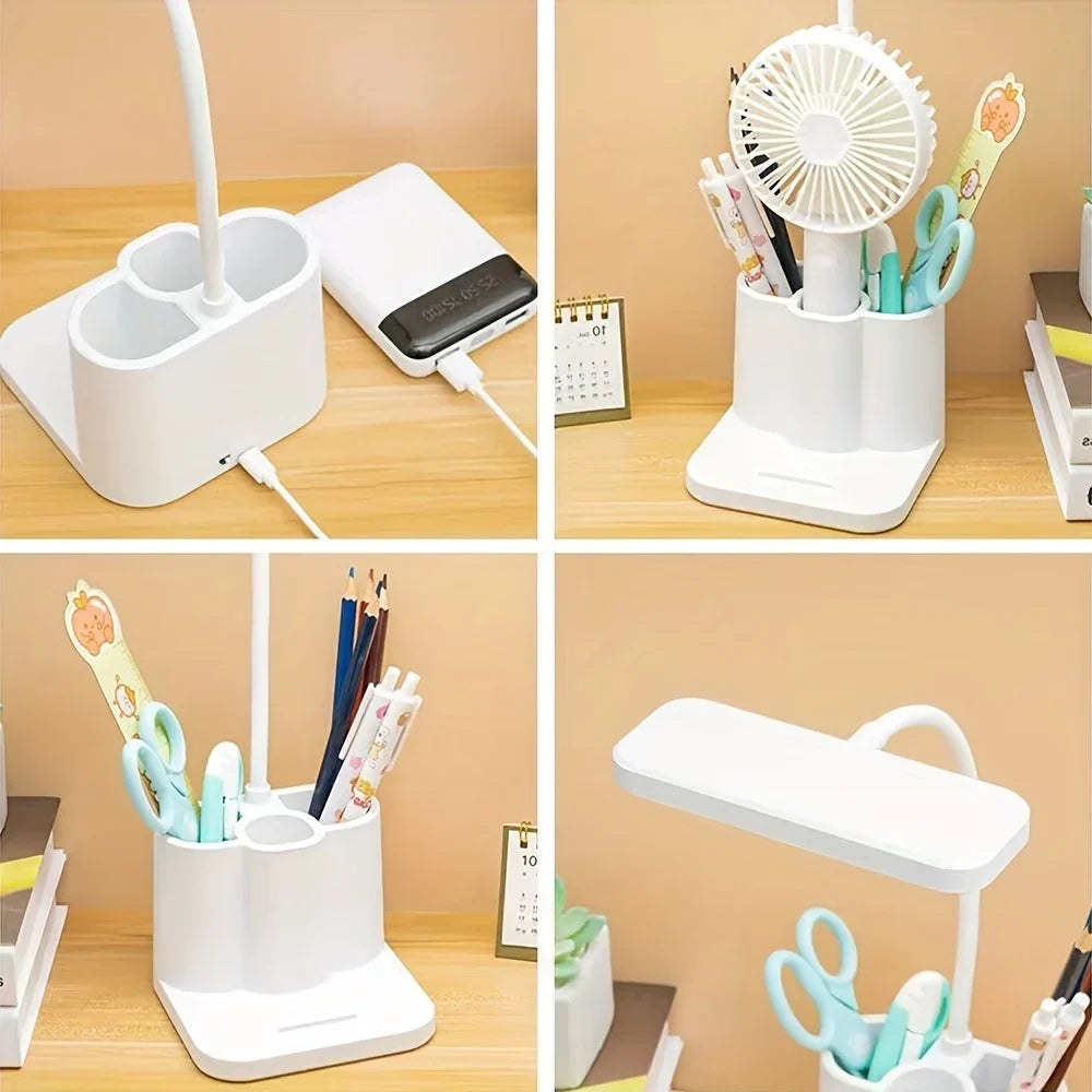 Schreibtischlampe mit verstellbarem Arm und USB-Aufladung