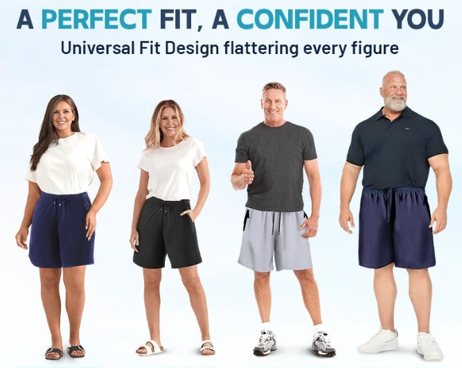 Ice Silk Shorts Unisex - Atmungsaktive Stretch Sportshorts