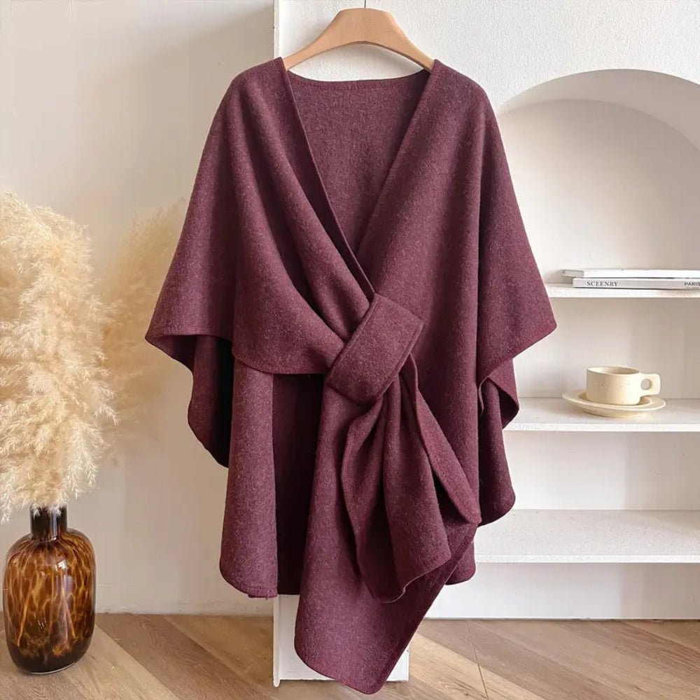 Poncho Schal Mantel für Damen – leicht, warm und vielseitig