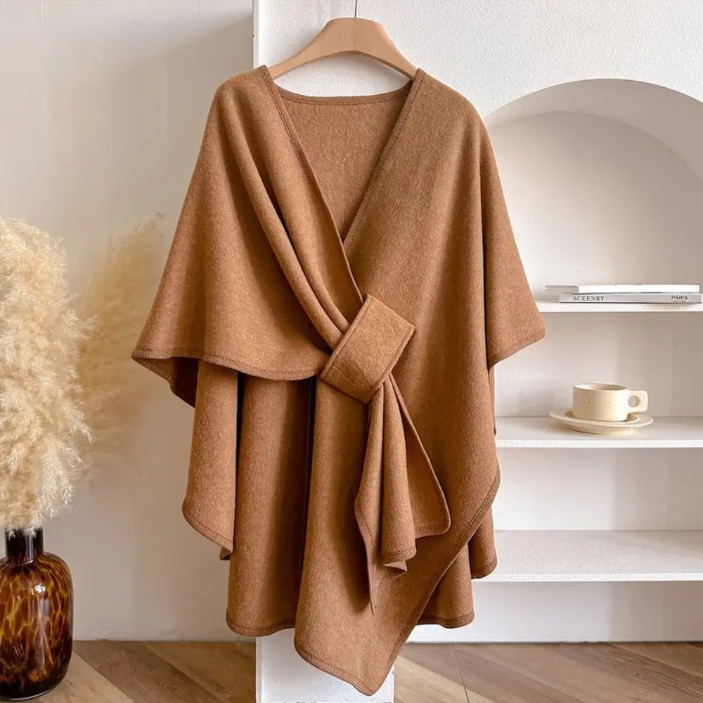 Poncho Schal Mantel für Damen – leicht, warm und vielseitig