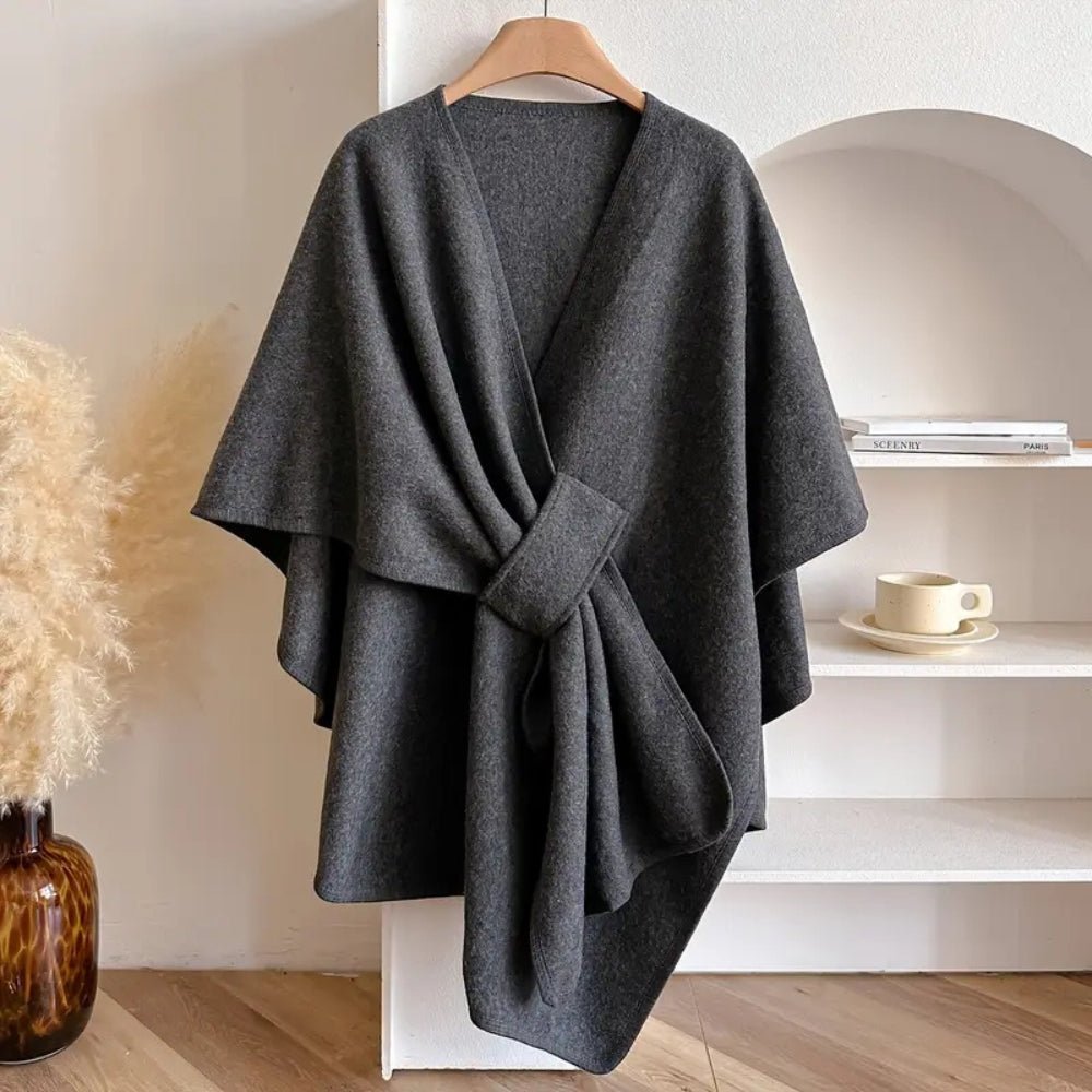 Poncho Schal Mantel für Damen – leicht, warm und vielseitig