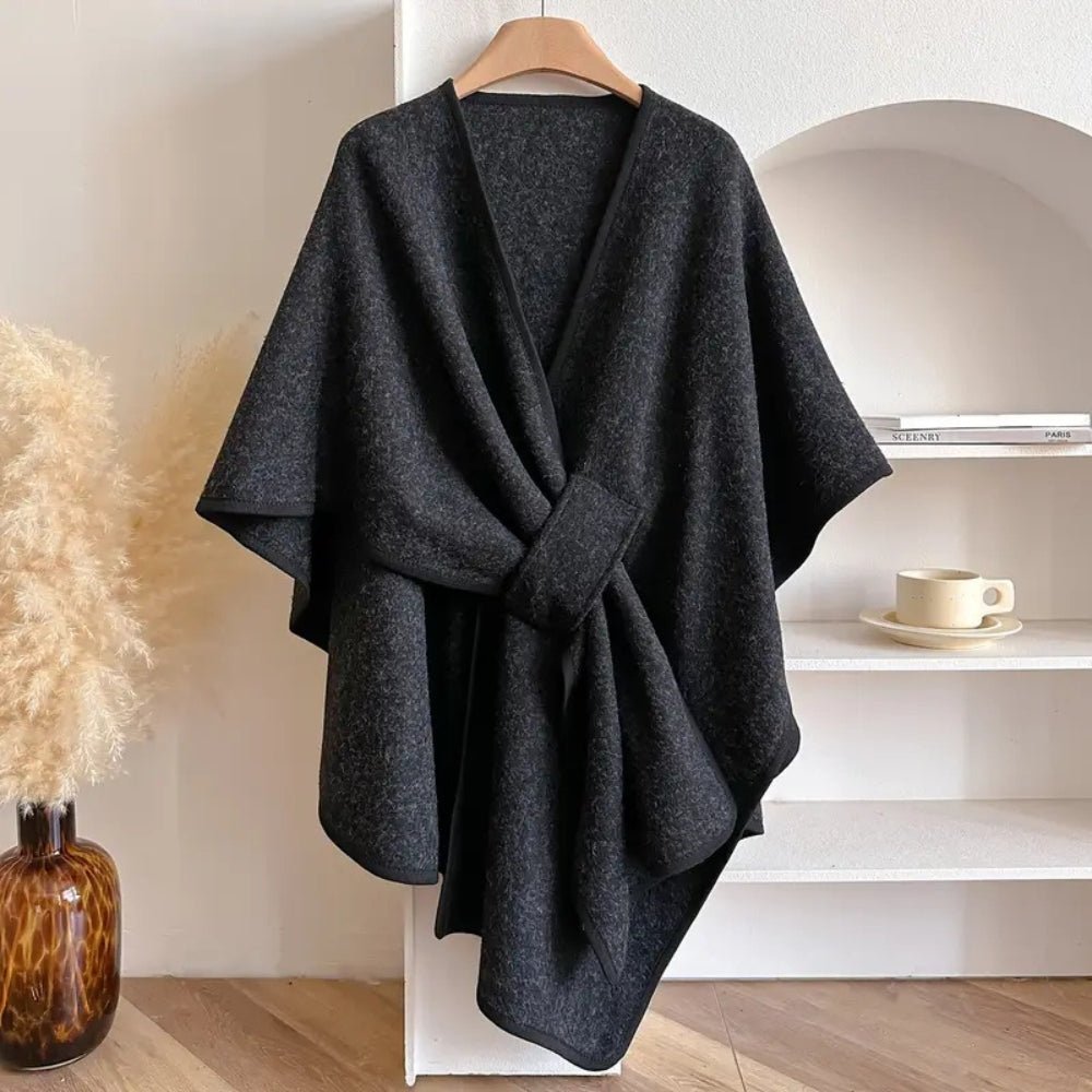 Poncho Schal Mantel für Damen – leicht, warm und vielseitig