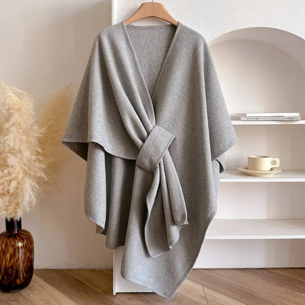 Poncho Schal Mantel für Damen – leicht, warm und vielseitig