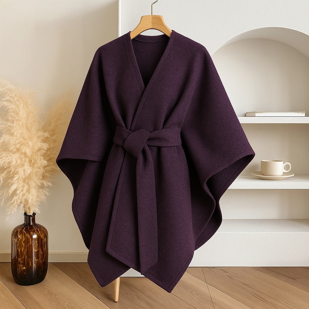 Poncho Schal Mantel für Damen – leicht, warm und vielseitig