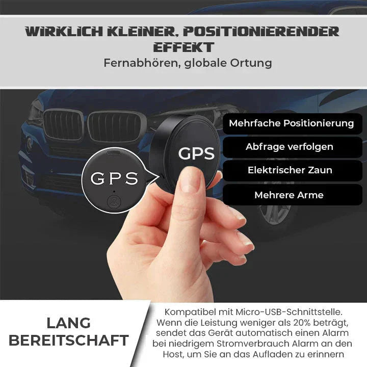 GPS-Tracker Echtzeit Ortung mit Magnet für Fahrzeuge und Gepäck