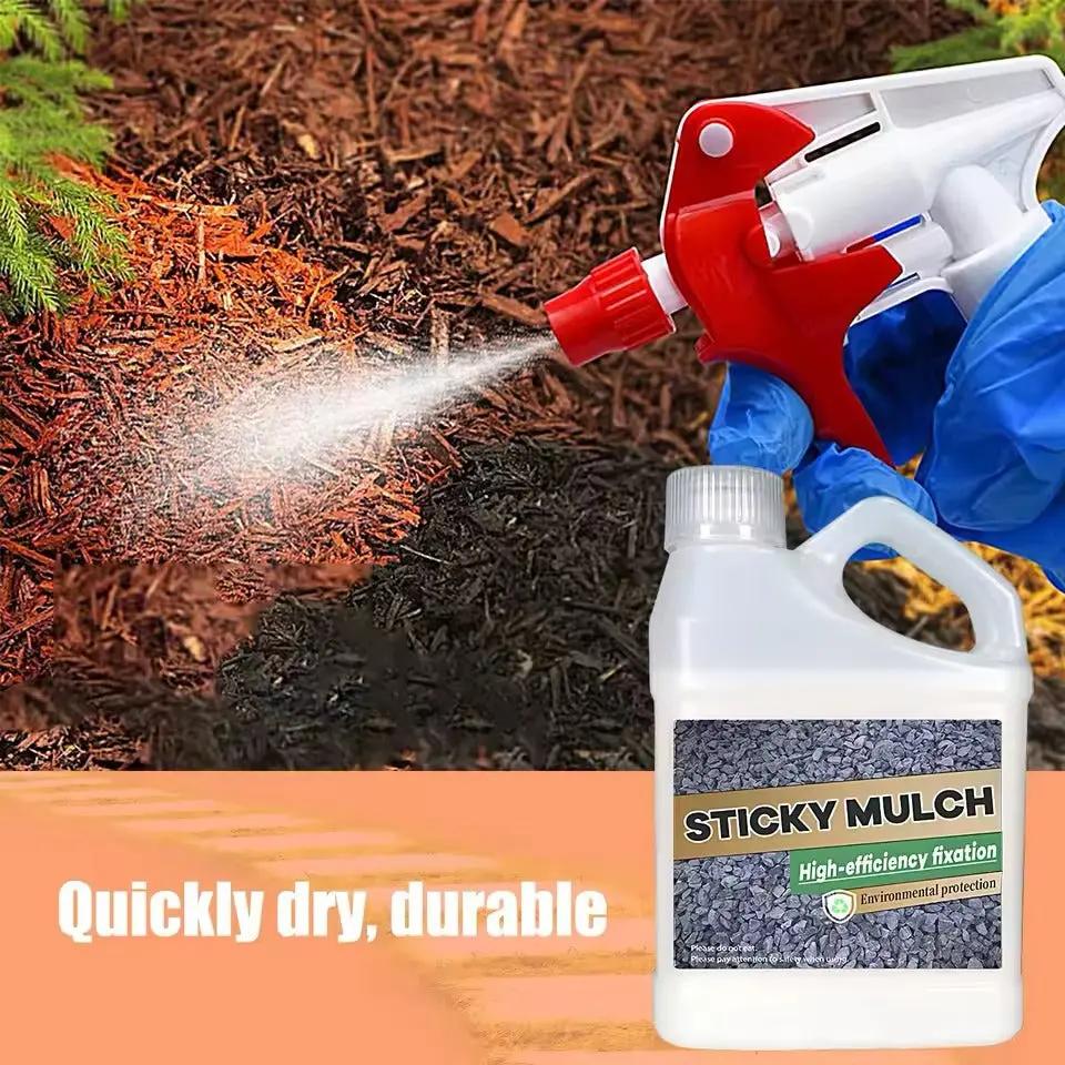 Kleber für Mulch und Kies - Fixiermittel für Gartenflächen 500g