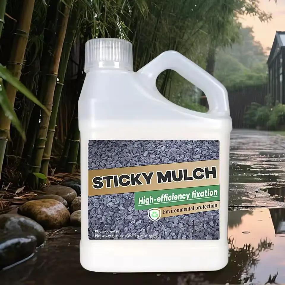 Kleber für Mulch und Kies - Fixiermittel für Gartenflächen 500g