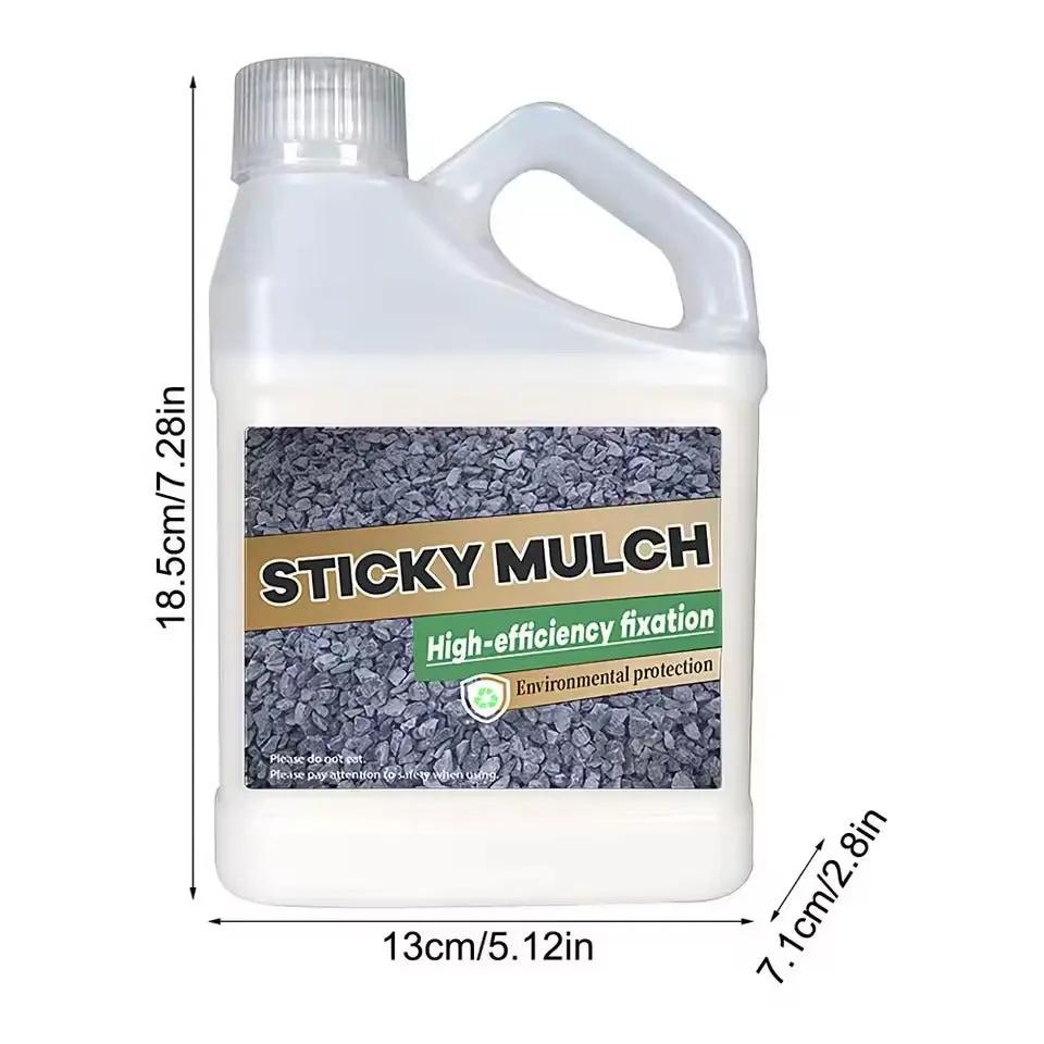 Kleber für Mulch und Kies - Fixiermittel für Gartenflächen 500g