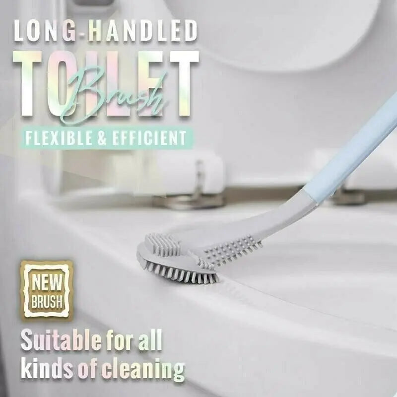 Toilettenbürste mit dreieckigem Kopf für Ecken und schwer zugängliche Stellen