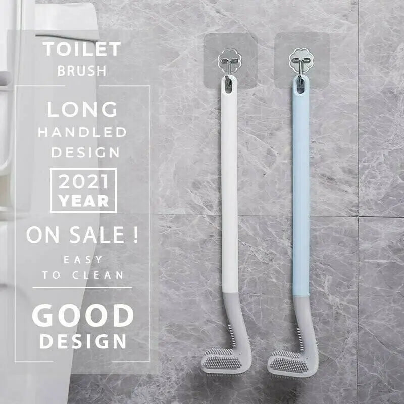 Toilettenbürste mit dreieckigem Kopf für Ecken und schwer zugängliche Stellen