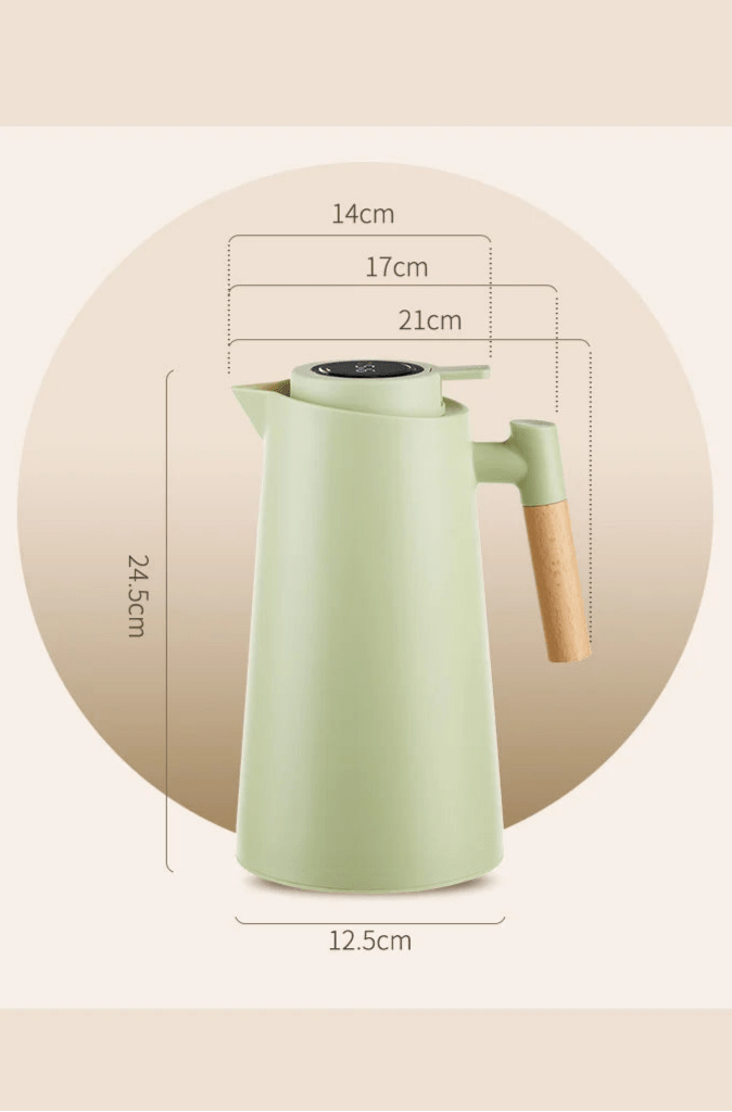 Edelstahl Thermoskanne 1 Liter – auslaufsicher und doppelwandig