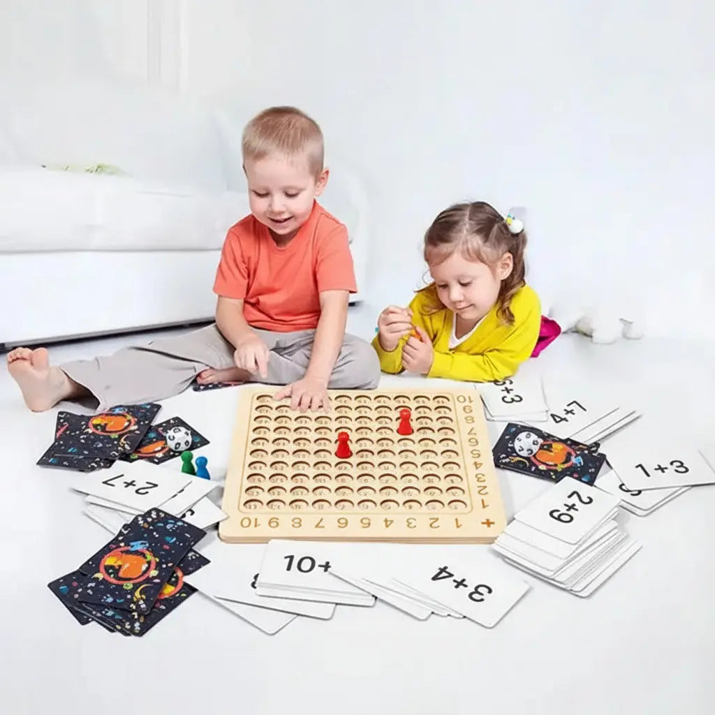 Einmaleins Lernspiel Holz - Multiplikation für Kinder spielerisch lernen
