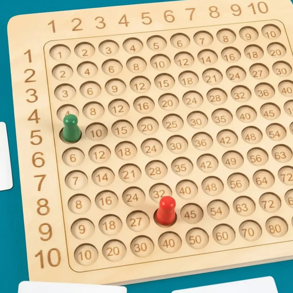 Einmaleins Lernspiel Holz - Multiplikation für Kinder spielerisch lernen