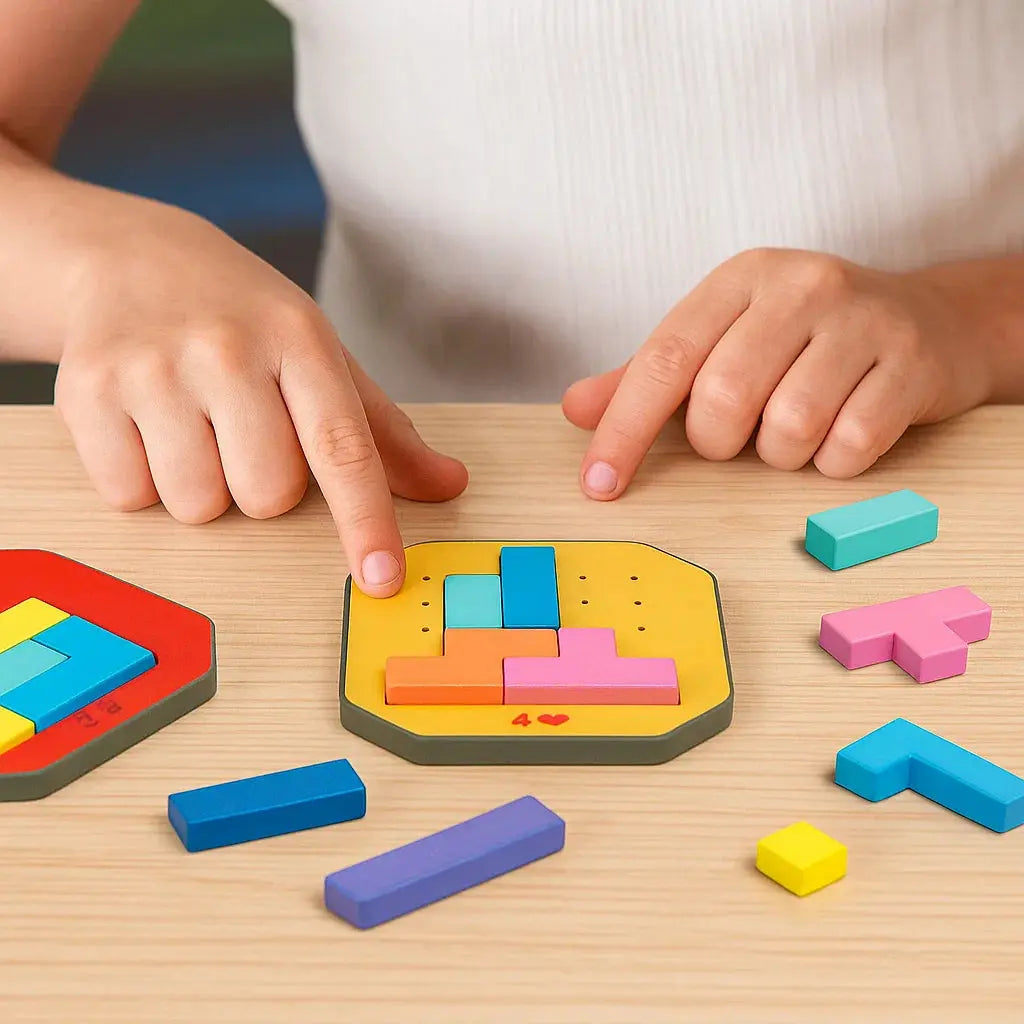 Kinder Puzzle Logikspiel 108 Teile - Lernspielzeug ab 4 Jahren