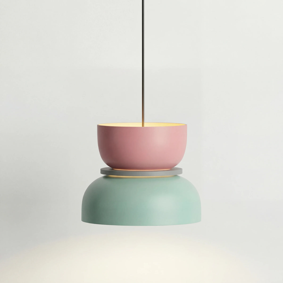 Nordische Pendelleuchte mit Farbblock-Design für moderne Räume