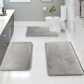 Memory Foam Badematten Set – weich, saugstark und rutschfest