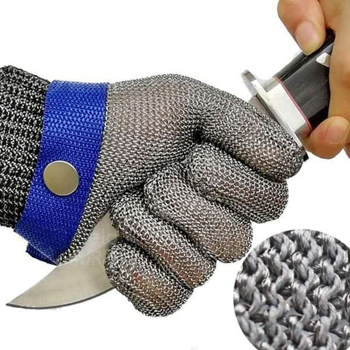 Schnittschutzhandschuhe Edelstahl ANSI A9 für Küche und Mandoline