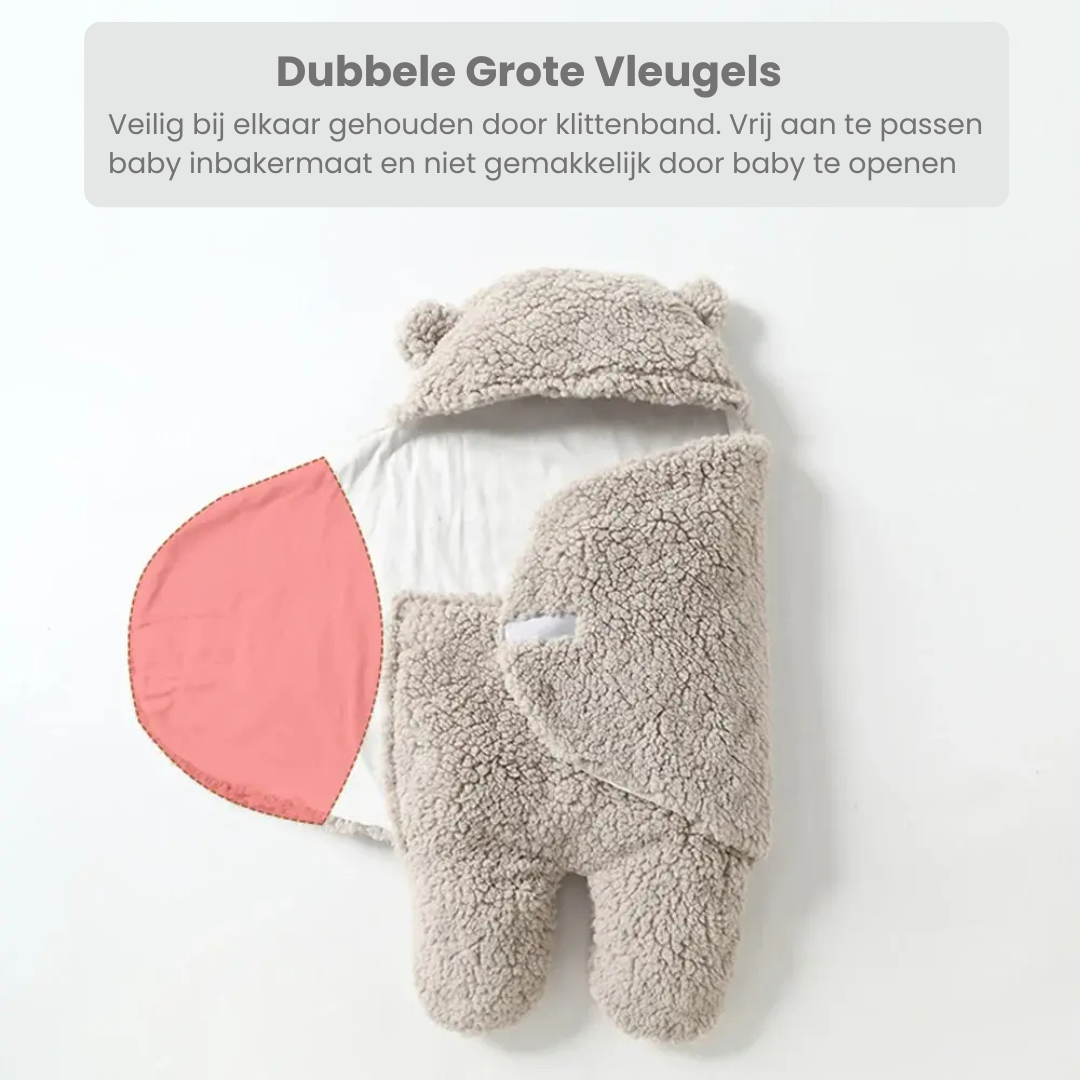 Baby Wickeldecke aus Sherpa - Weiche Babydecke für Neugeborene