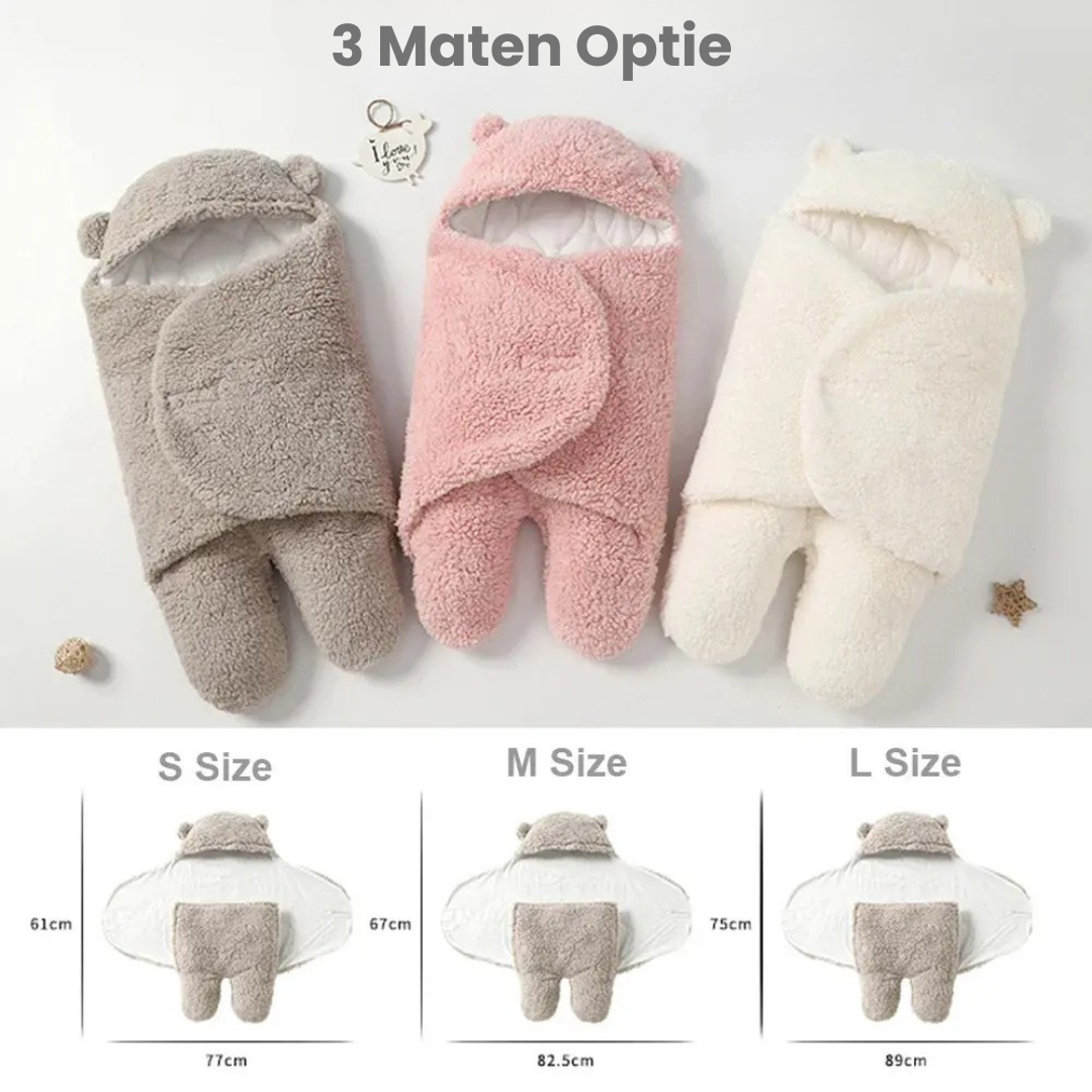 Baby Wickeldecke aus Sherpa - Weiche Babydecke für Neugeborene