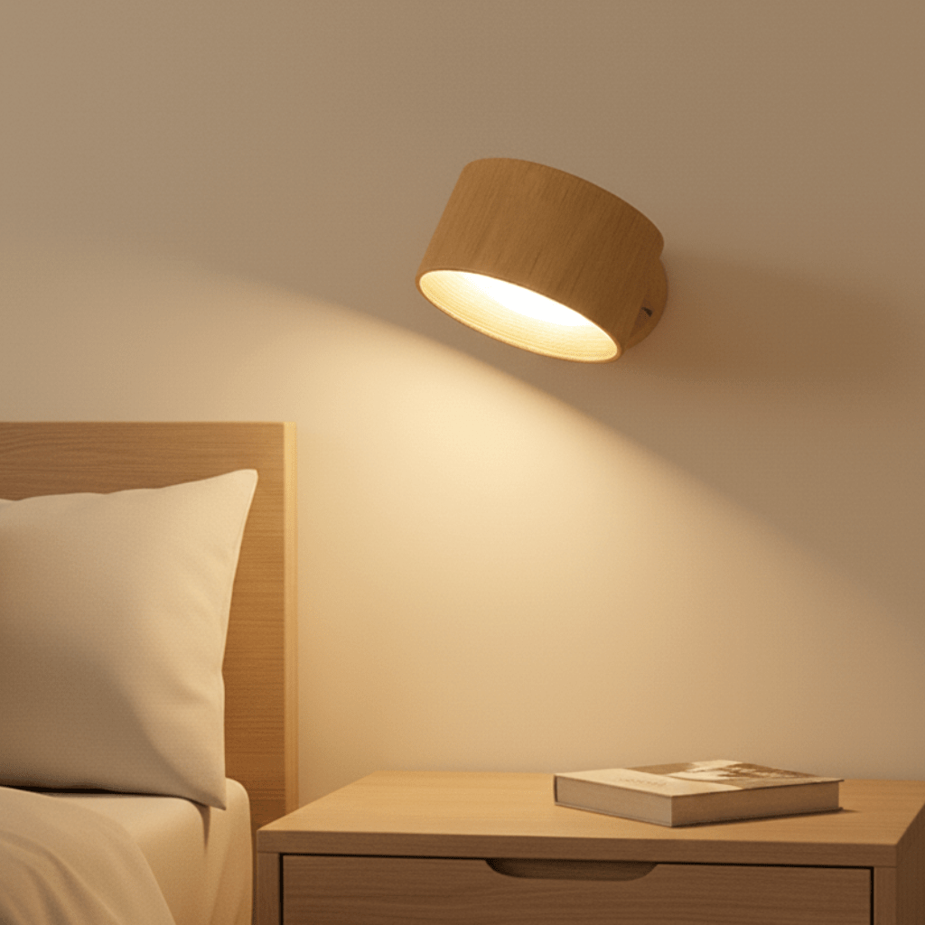 Kabellose LED-Wandleuchte mit Fernbedienung – Nordisches Design