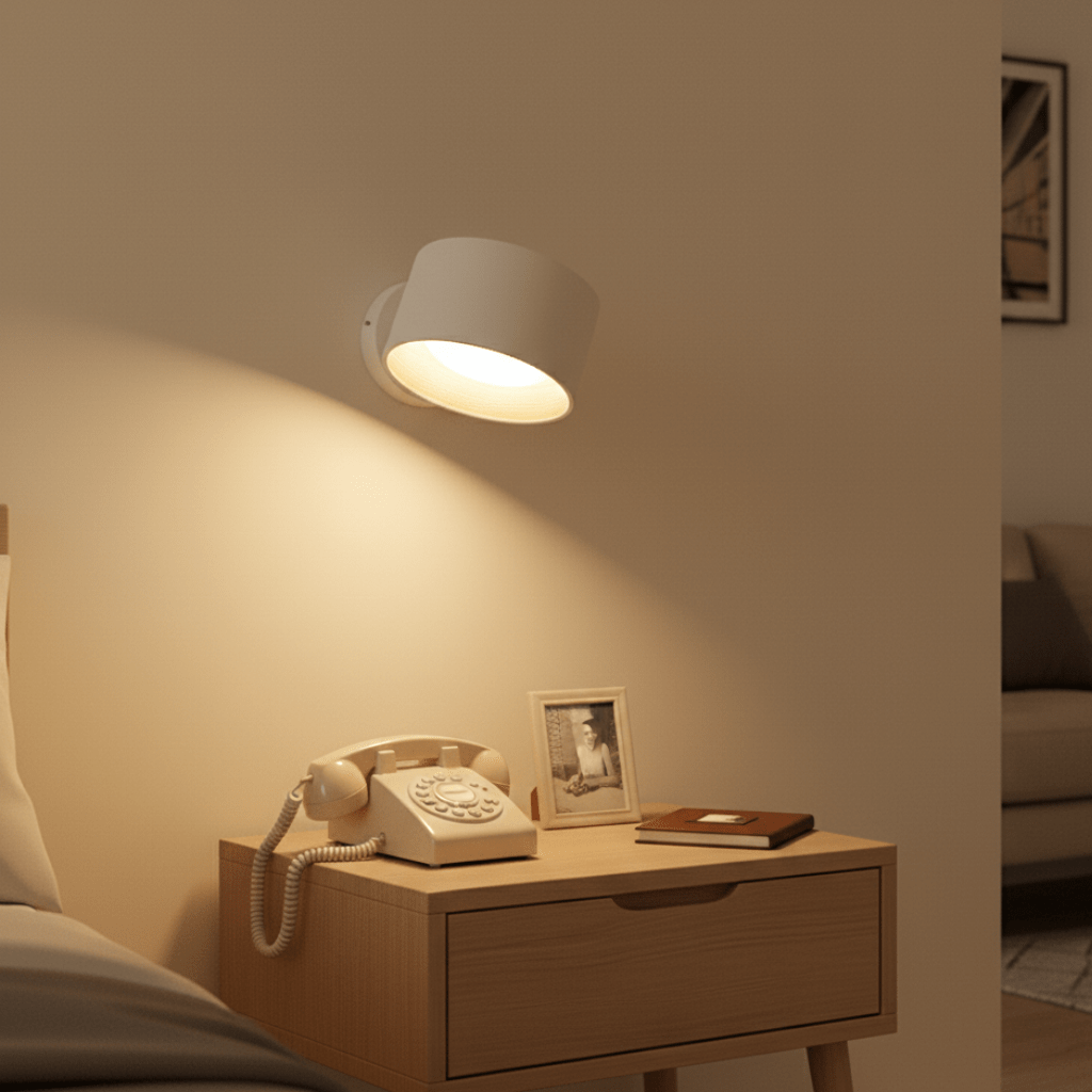 Kabellose LED-Wandleuchte mit Fernbedienung – Nordisches Design