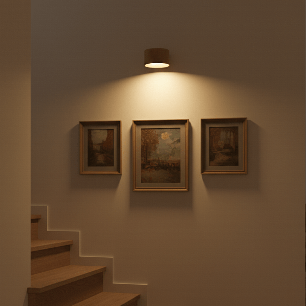 Kabellose LED-Wandleuchte mit Fernbedienung – Nordisches Design