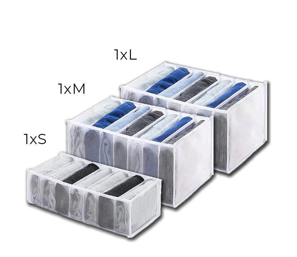 Schubladenorganizer faltbar – modulares Ordnungssystem für Kleidung