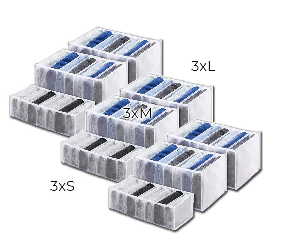 Schubladenorganizer faltbar – modulares Ordnungssystem für Kleidung