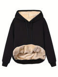 Fleece Kapuzenpullover für Damen – warm, weich und modisch
