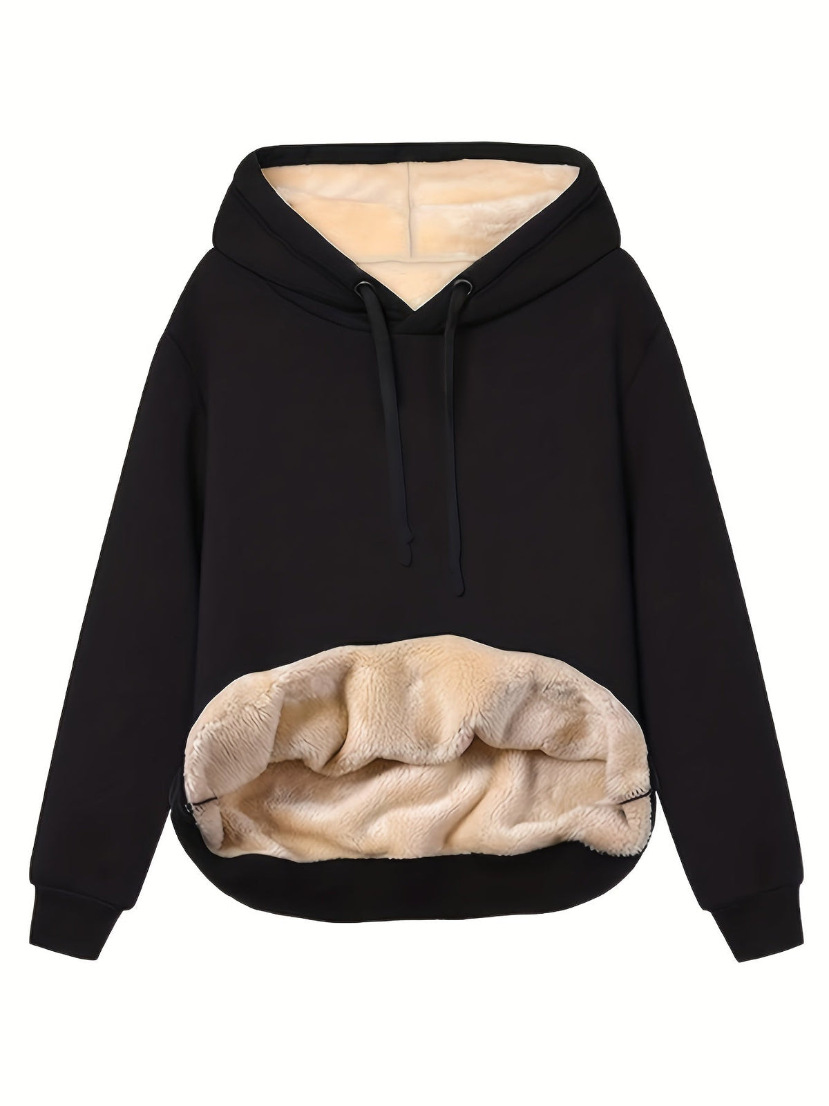 Fleece Kapuzenpullover für Damen – warm, weich und modisch
