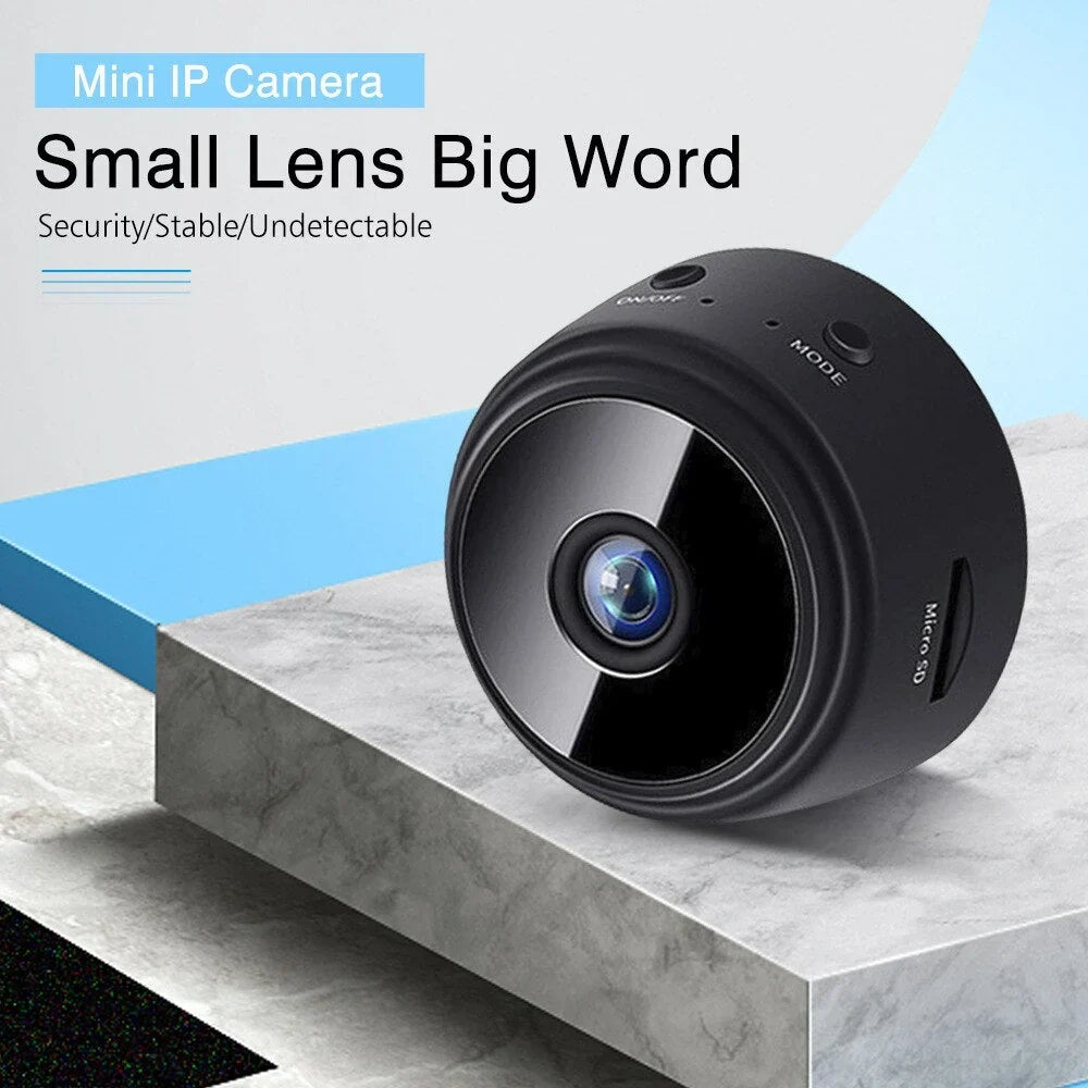 Mini WLAN Überwachungskamera 1080P Full HD mit Nachtsicht