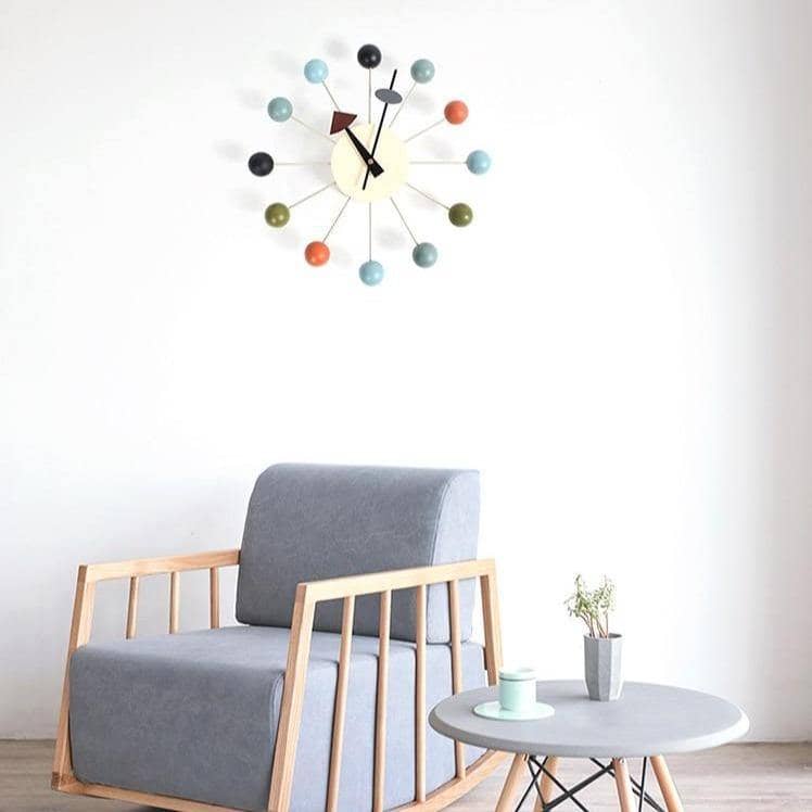 Wanduhr 3D Design minimalistisch rund 32 cm für moderne Räume