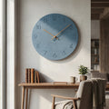 Runde Wanduhr mit lautlosem Uhrwerk – minimalistisches Design
