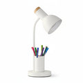 LED Schreibtischlampe mit Stiftehalter für Büro und Homeoffice
