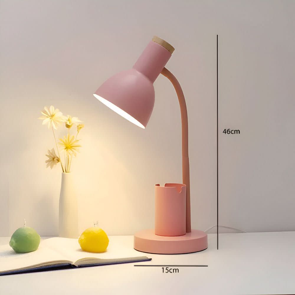 LED Schreibtischlampe mit Stiftehalter für Büro und Homeoffice