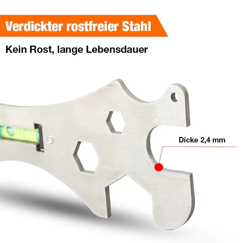 Universeller Winkelschlüssel aus Edelstahl – für enge Räume & Armaturen