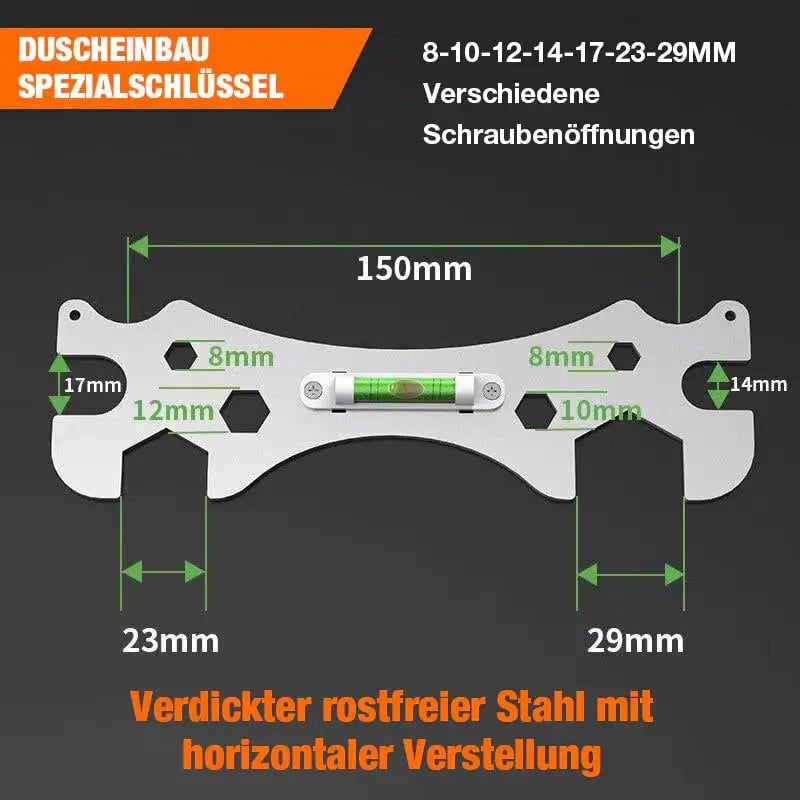 Universeller Winkelschlüssel aus Edelstahl – für enge Räume & Armaturen
