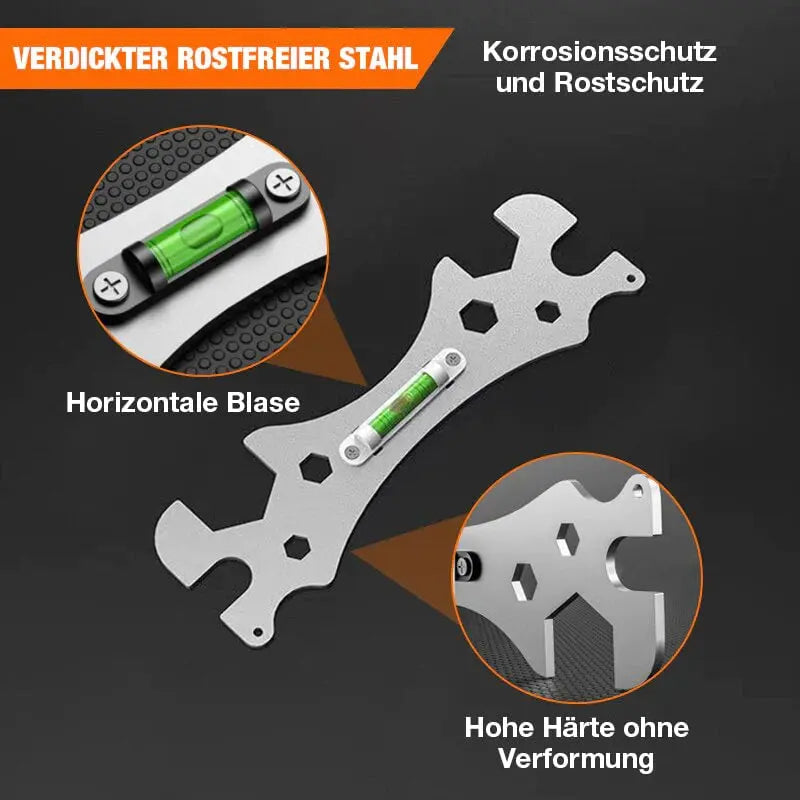 Universeller Winkelschlüssel aus Edelstahl – für enge Räume & Armaturen