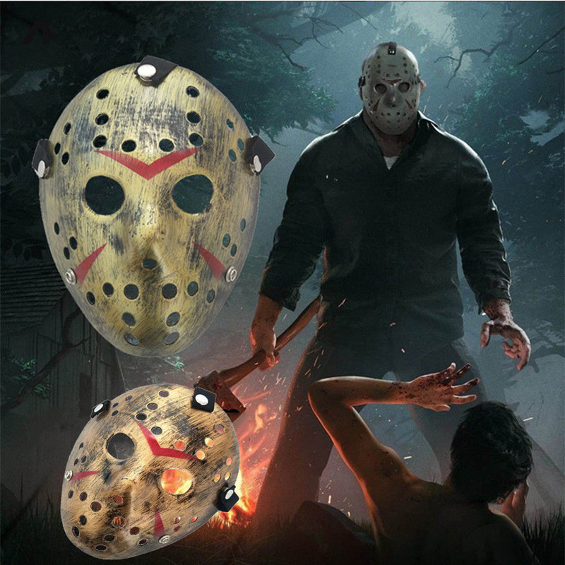 Halloween Maske Gruselig – Hockeymaske Horror für Erwachsene & Kostümpartys