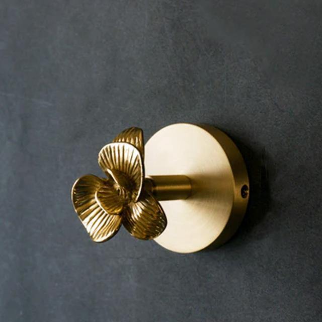 Messing Tierkopf Wandhaken – dekorativer Kleiderhaken mit Goldfinish