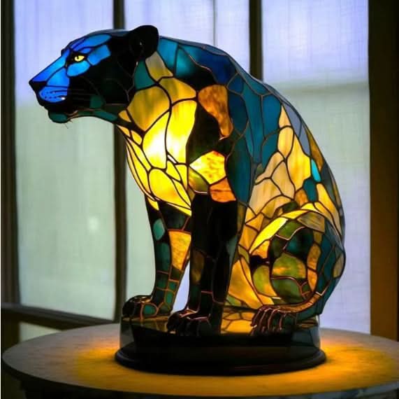Hund Nachtlicht USB – dekorative Tierlampe mit warmem LED-Licht