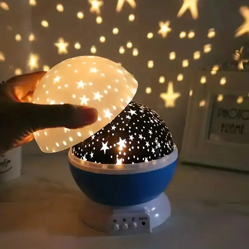LED Sternenprojektor Nachtlicht USB aufladbar für Kinder