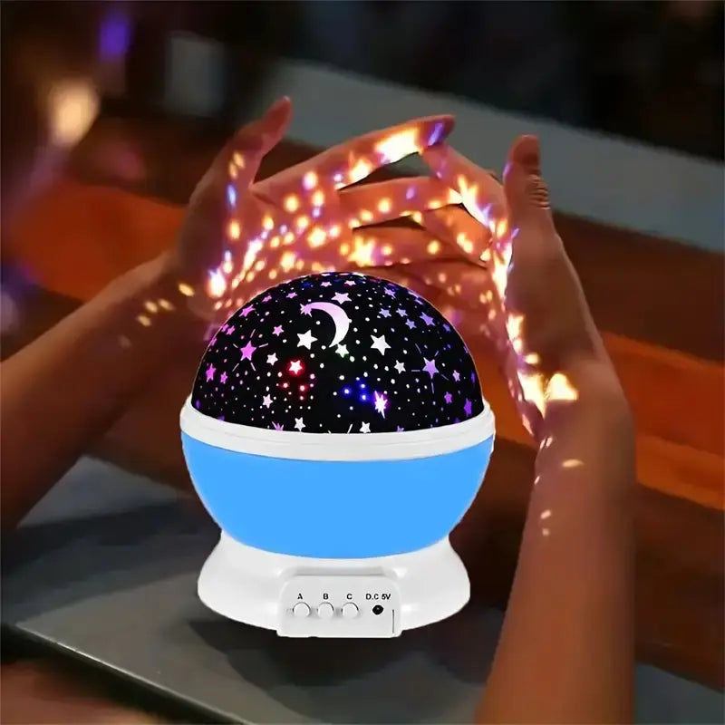 LED Sternenprojektor Nachtlicht USB aufladbar für Kinder
