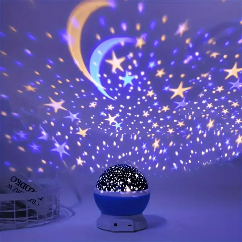 LED Sternenprojektor Nachtlicht USB aufladbar für Kinder