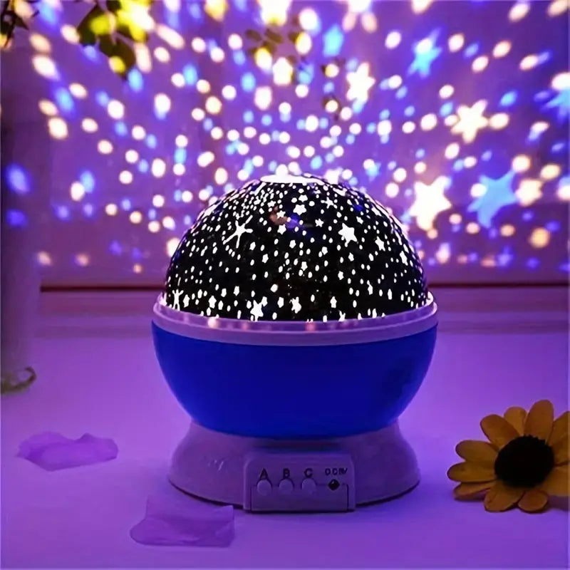 LED Sternenprojektor Nachtlicht USB aufladbar für Kinder
