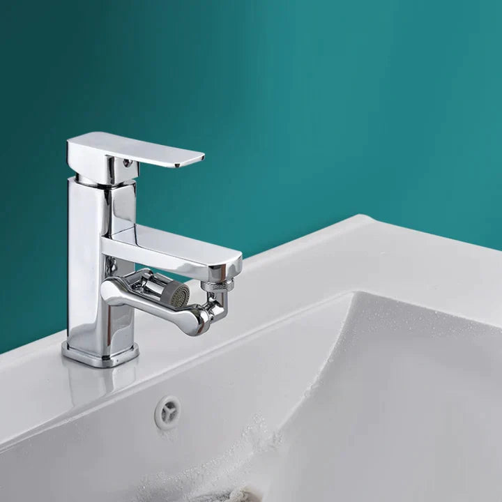 Wasserhahn Aufsatz Drehbar 1080° - Schwenkbar mit 2 Strahlarten
