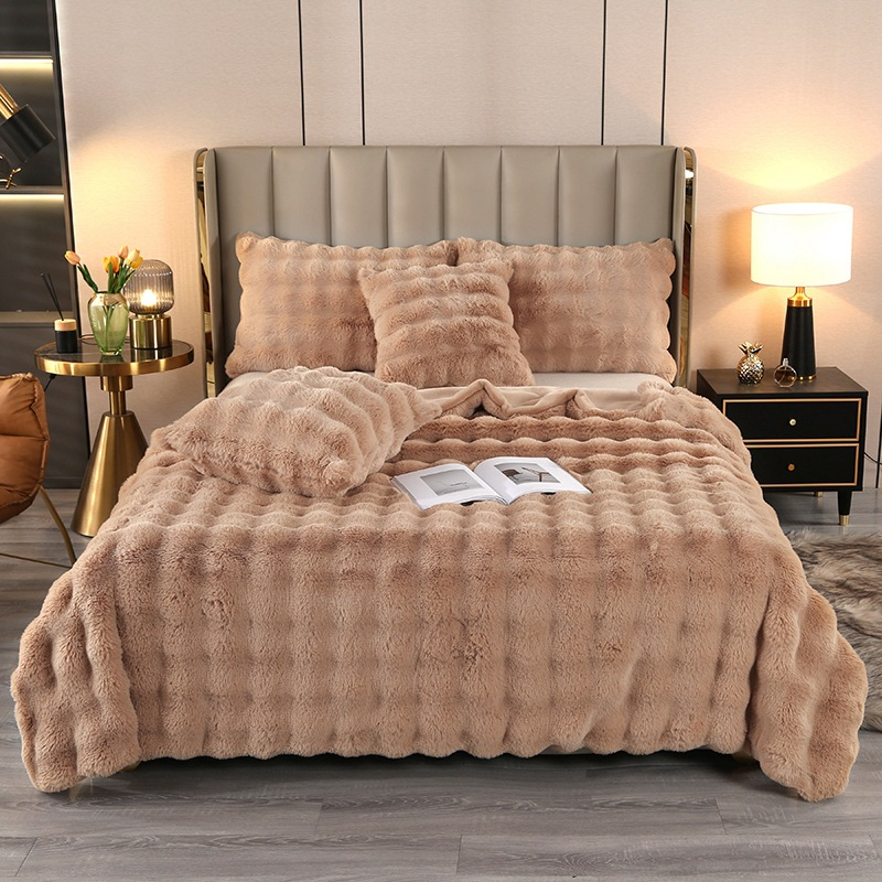 Extra dicke Flauschdecke für Sofa und Bett – Warme Winterdecke