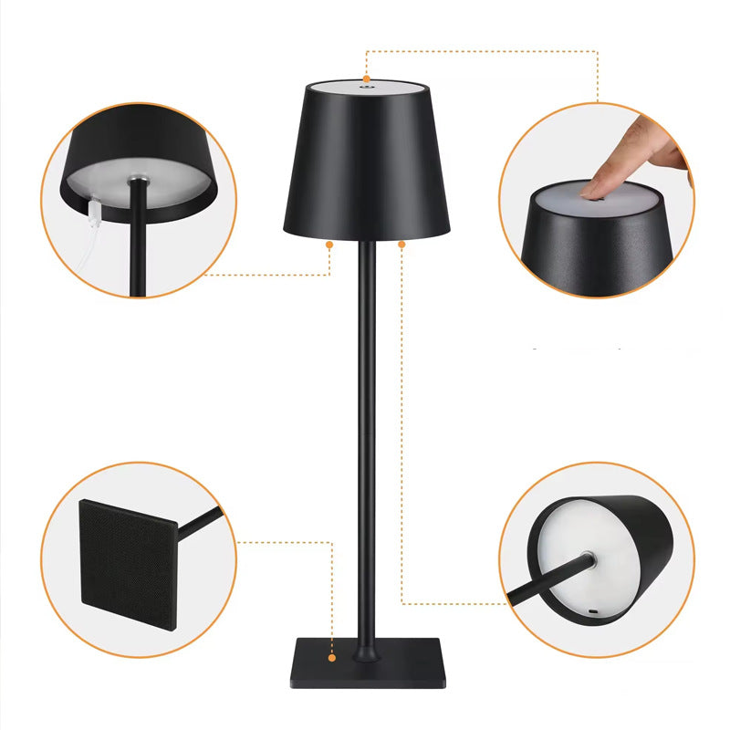 Kabellose LED-Tischleuchte mit Akku – dimmbar und flexibel