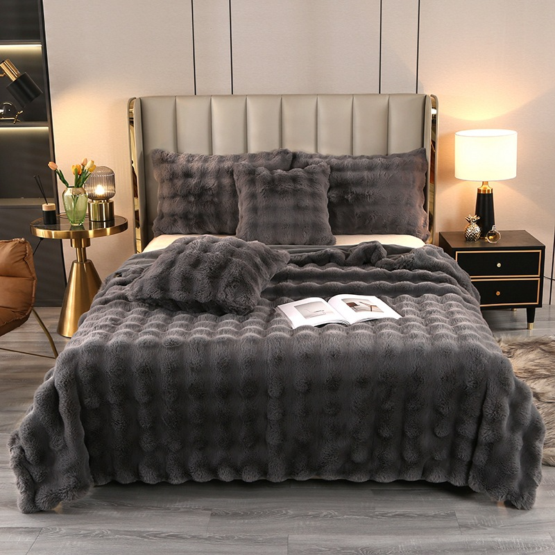 Extra dicke Flauschdecke für Sofa und Bett – Warme Winterdecke