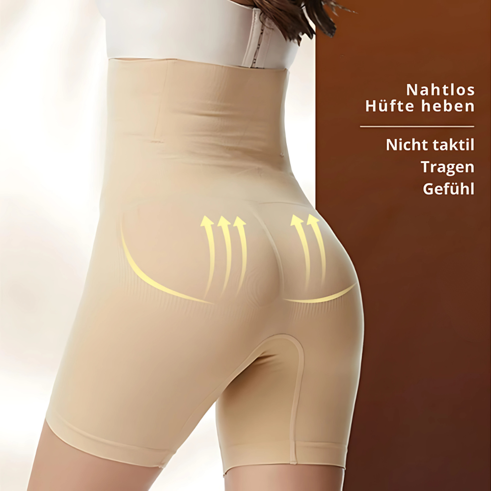 Nahtlose Shapewear Damen - Hohe Taille Formwäsche Komfort